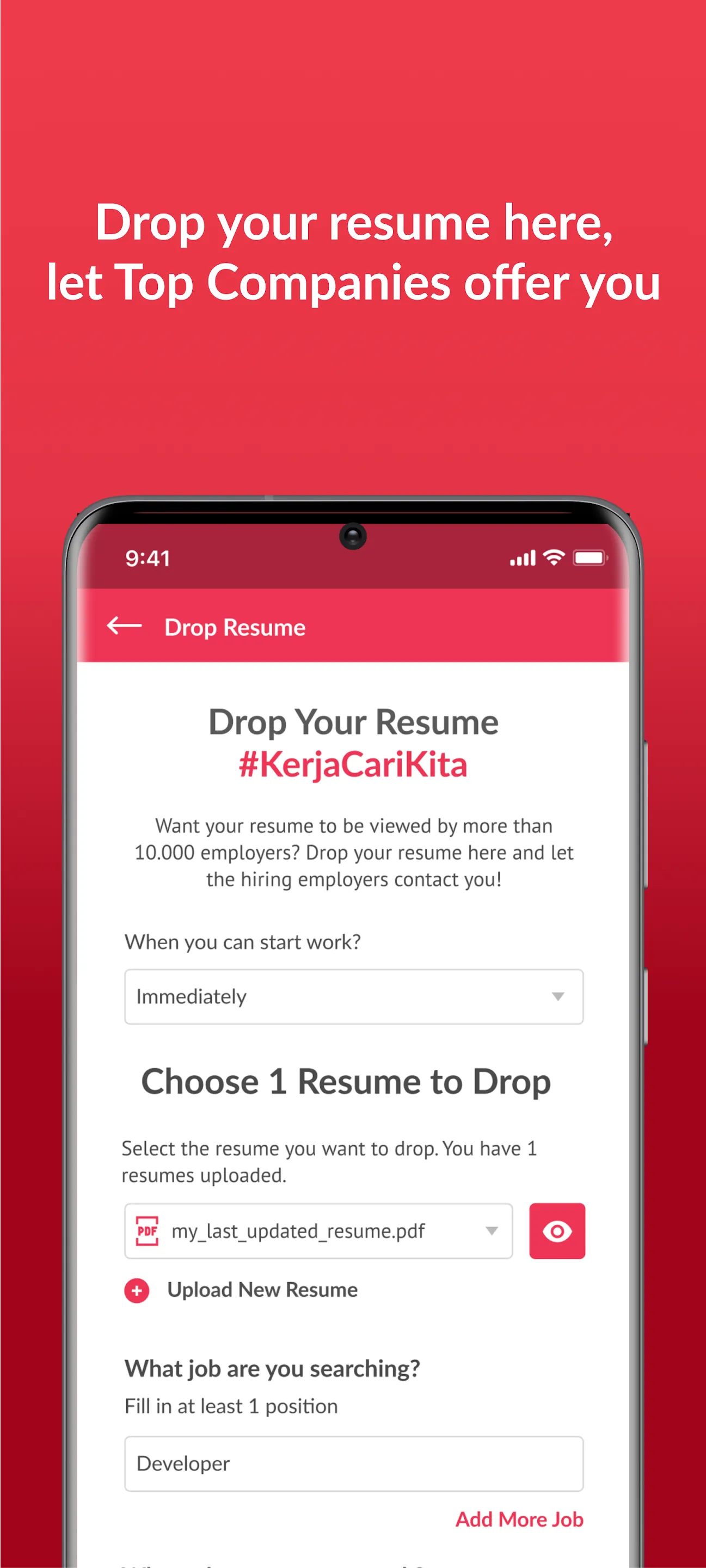 Maukerja - Malaysia Job Search | Indus Appstore | Screenshot