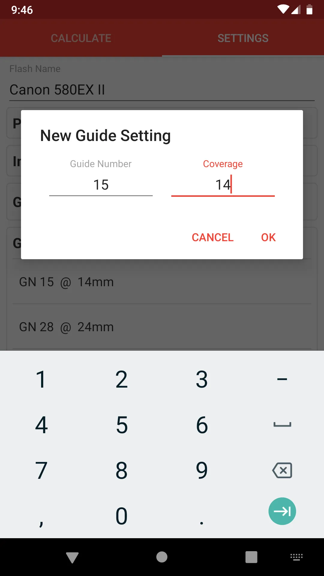 Manual Flash Calculator | Indus Appstore | Screenshot