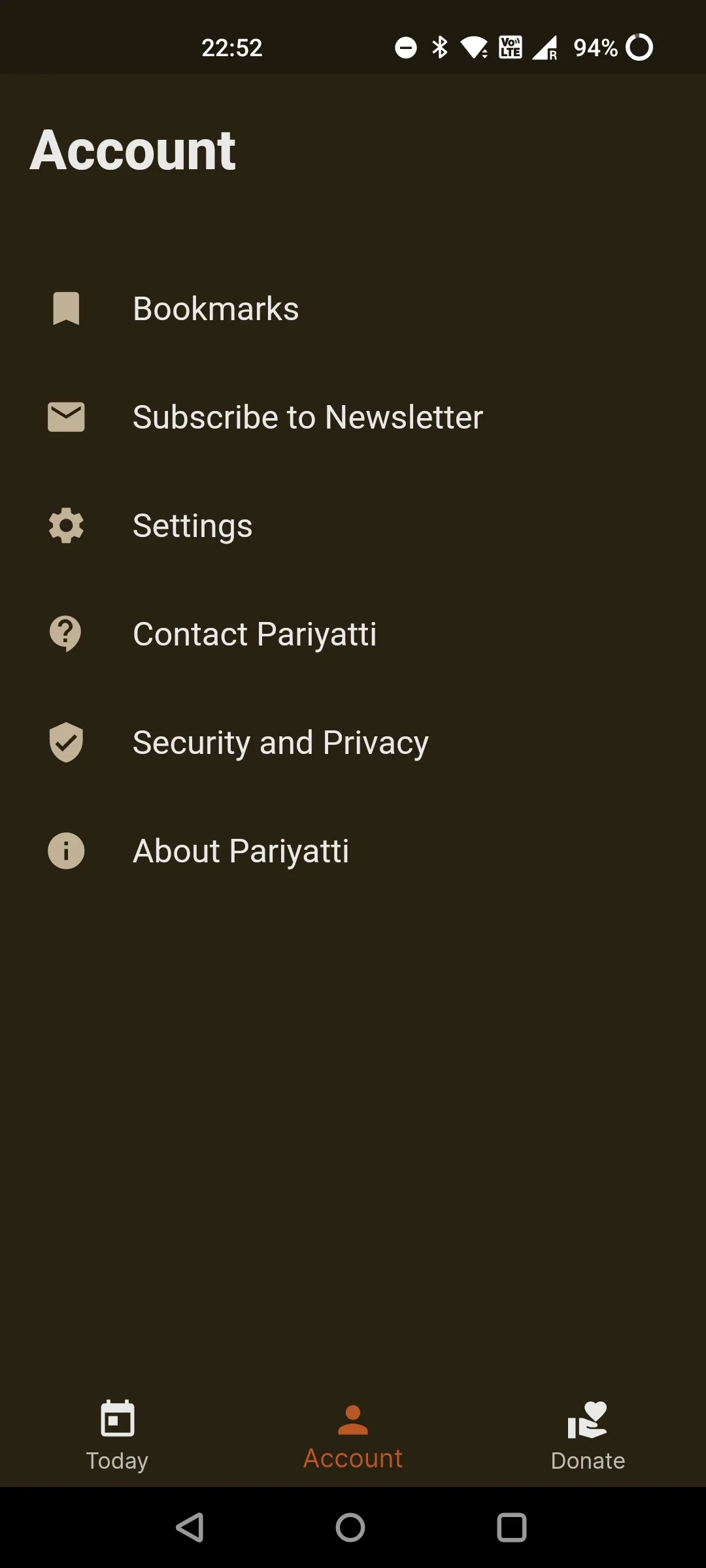 Pariyatti | Indus Appstore | Screenshot