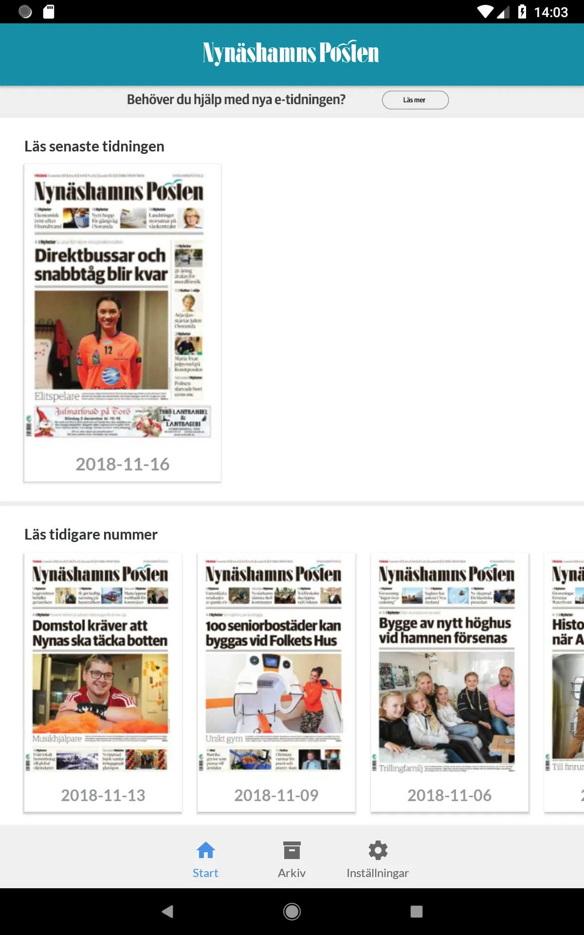 Nynäshamns Posten e-tidning | Indus Appstore | Screenshot