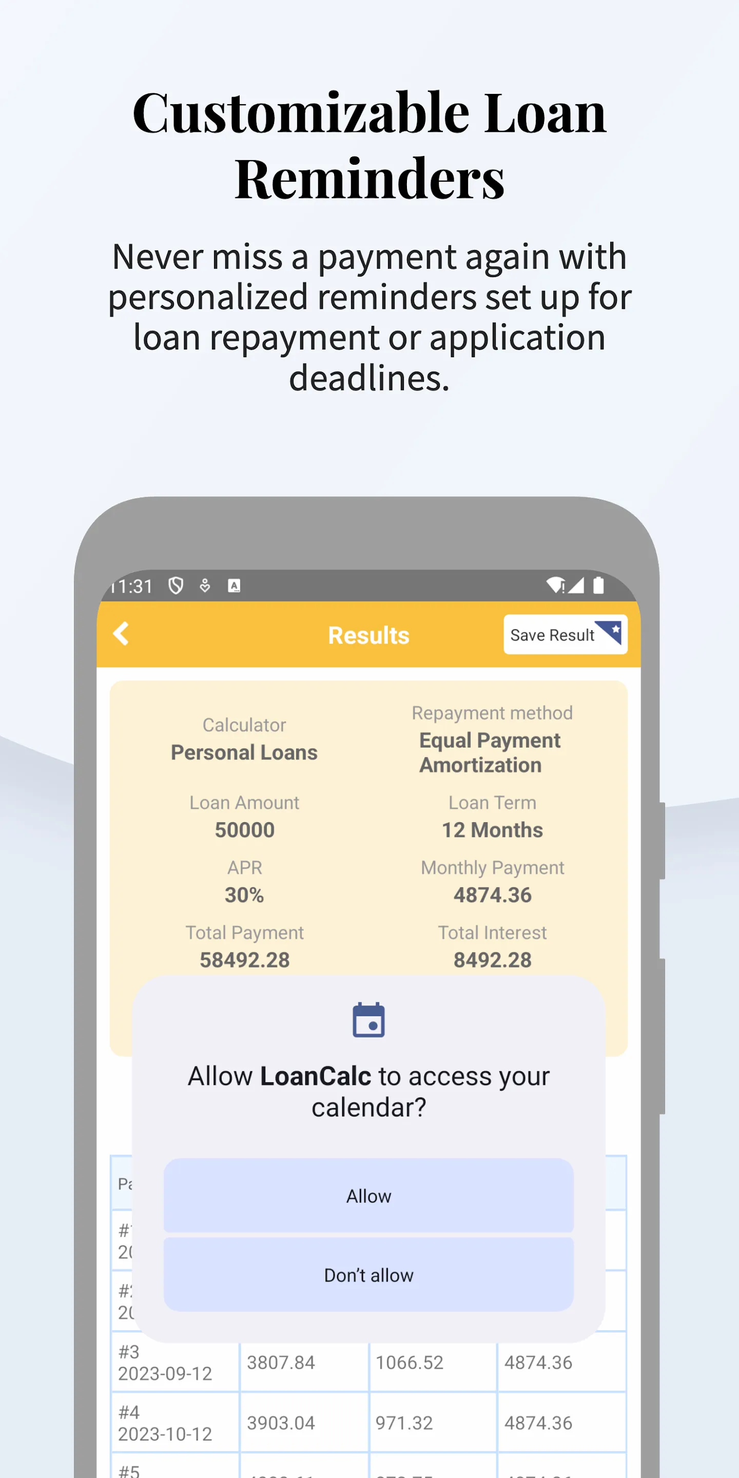 Bear Loan Calculator | Indus Appstore | Screenshot