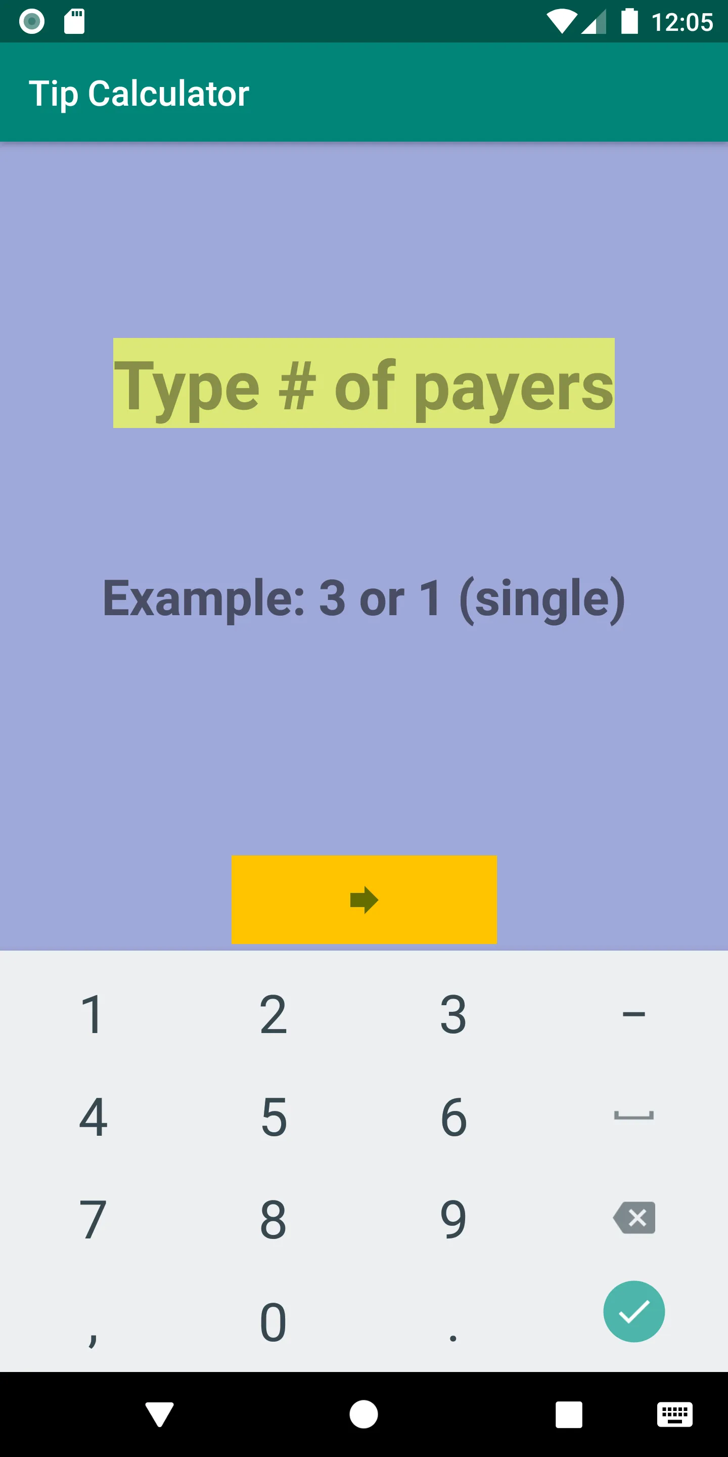 Tip calculator for seniors | Indus Appstore | Screenshot