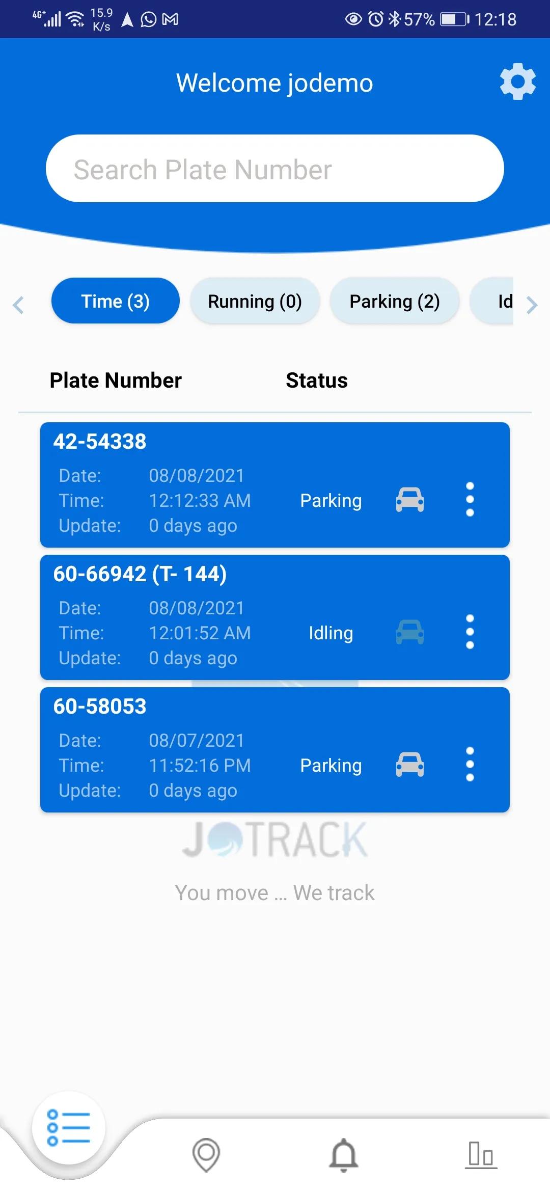 JOTrack | Indus Appstore | Screenshot