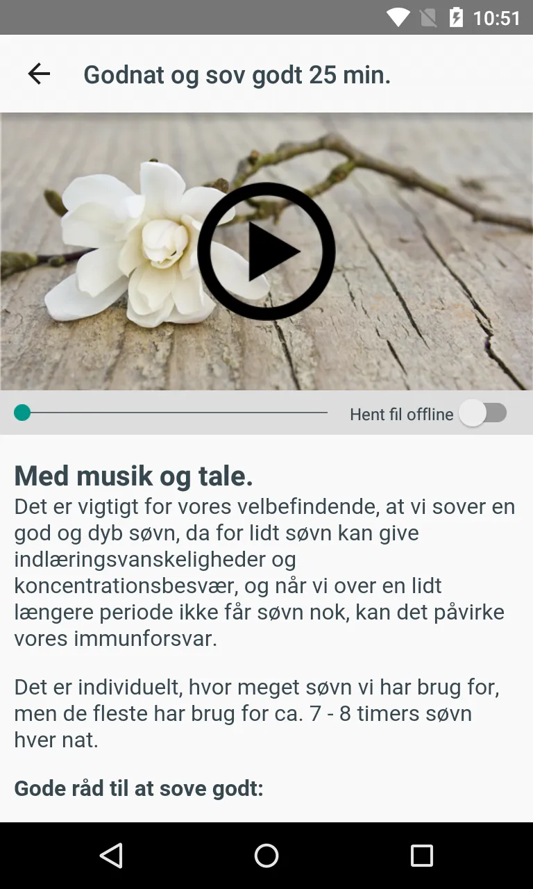 Mindfulness - bevidst nærvær | Indus Appstore | Screenshot