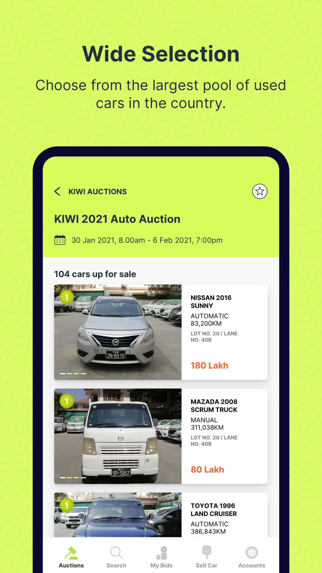 Kiwi Auction | Indus Appstore | Screenshot