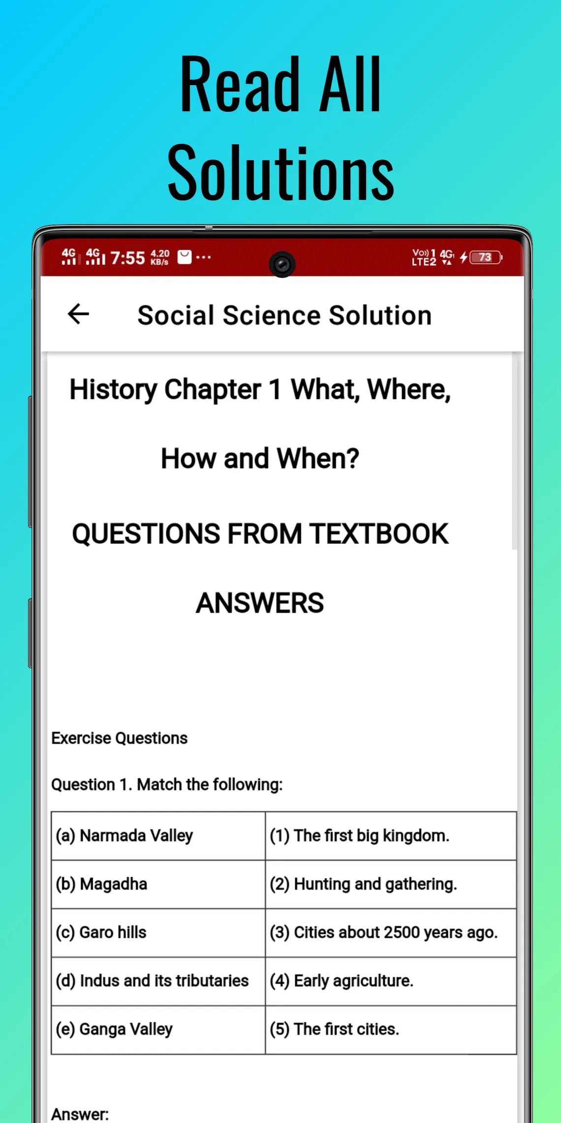 class 6 sst ncert solutions | Indus Appstore | Screenshot