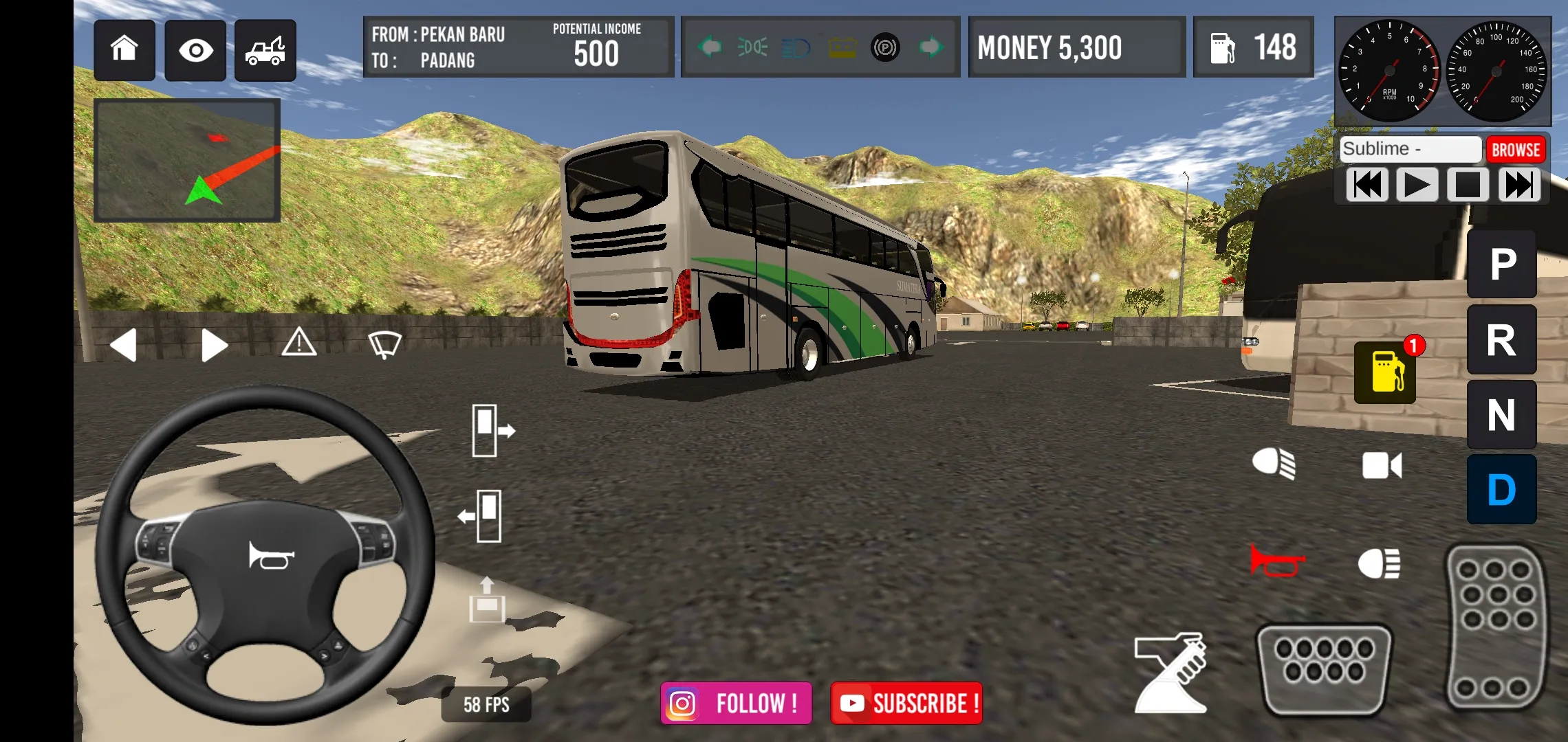 IDBS Simulator Bus Sumatera | Indus Appstore | Screenshot