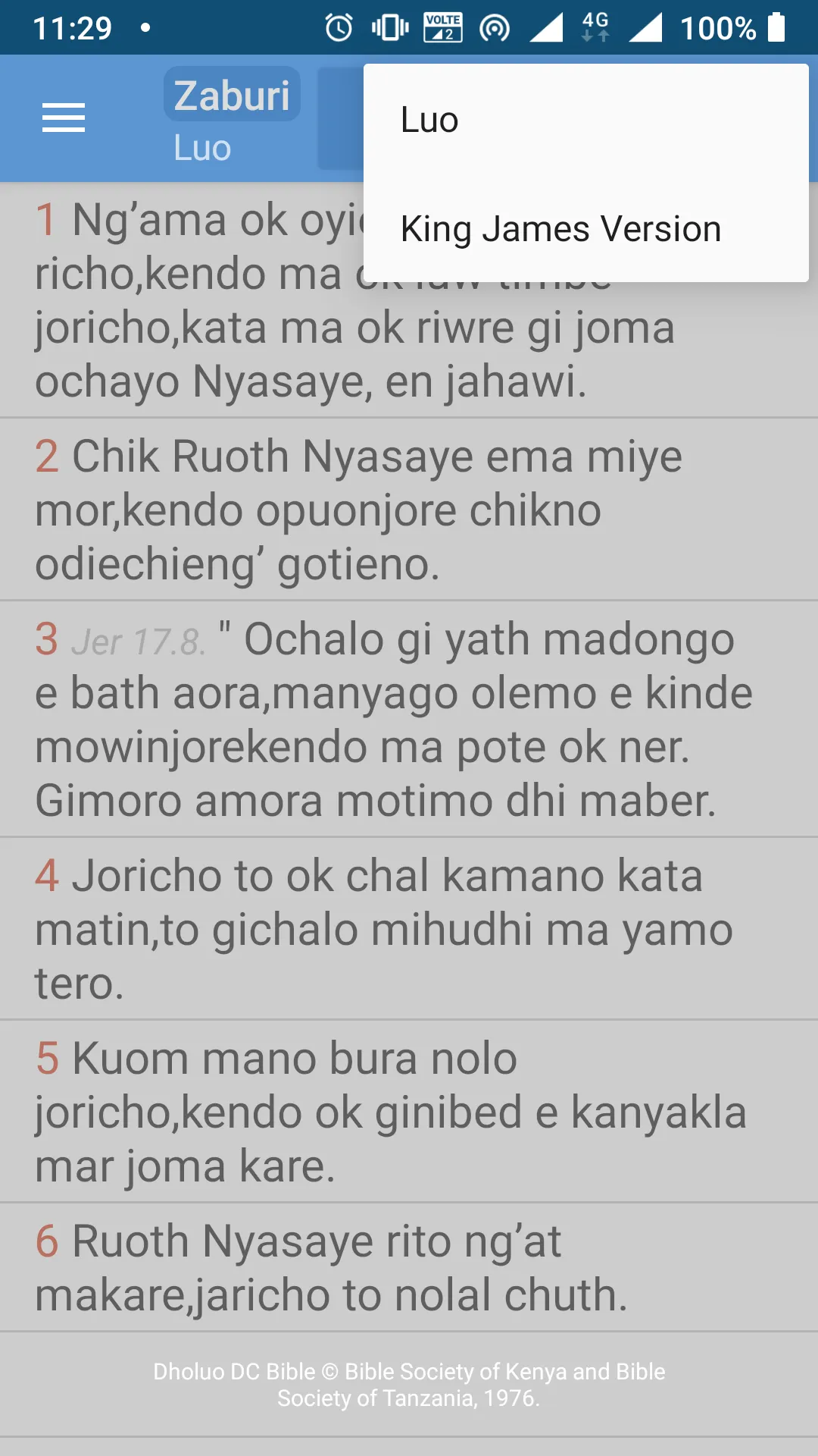 Luo Bible - Muma Maler | Indus Appstore | Screenshot