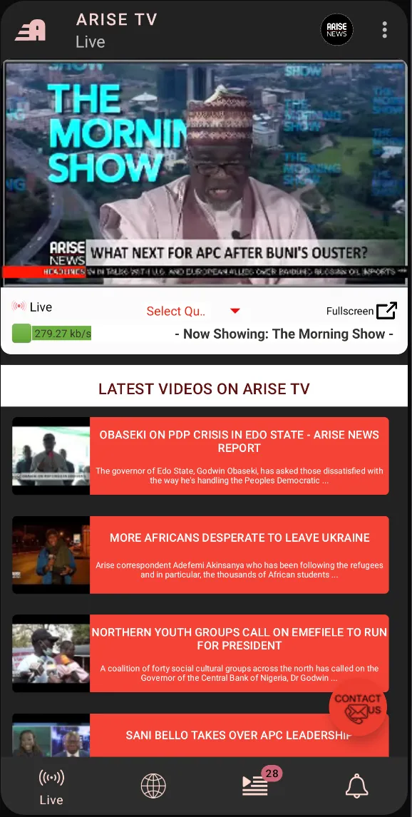 Arise TV | Indus Appstore | Screenshot