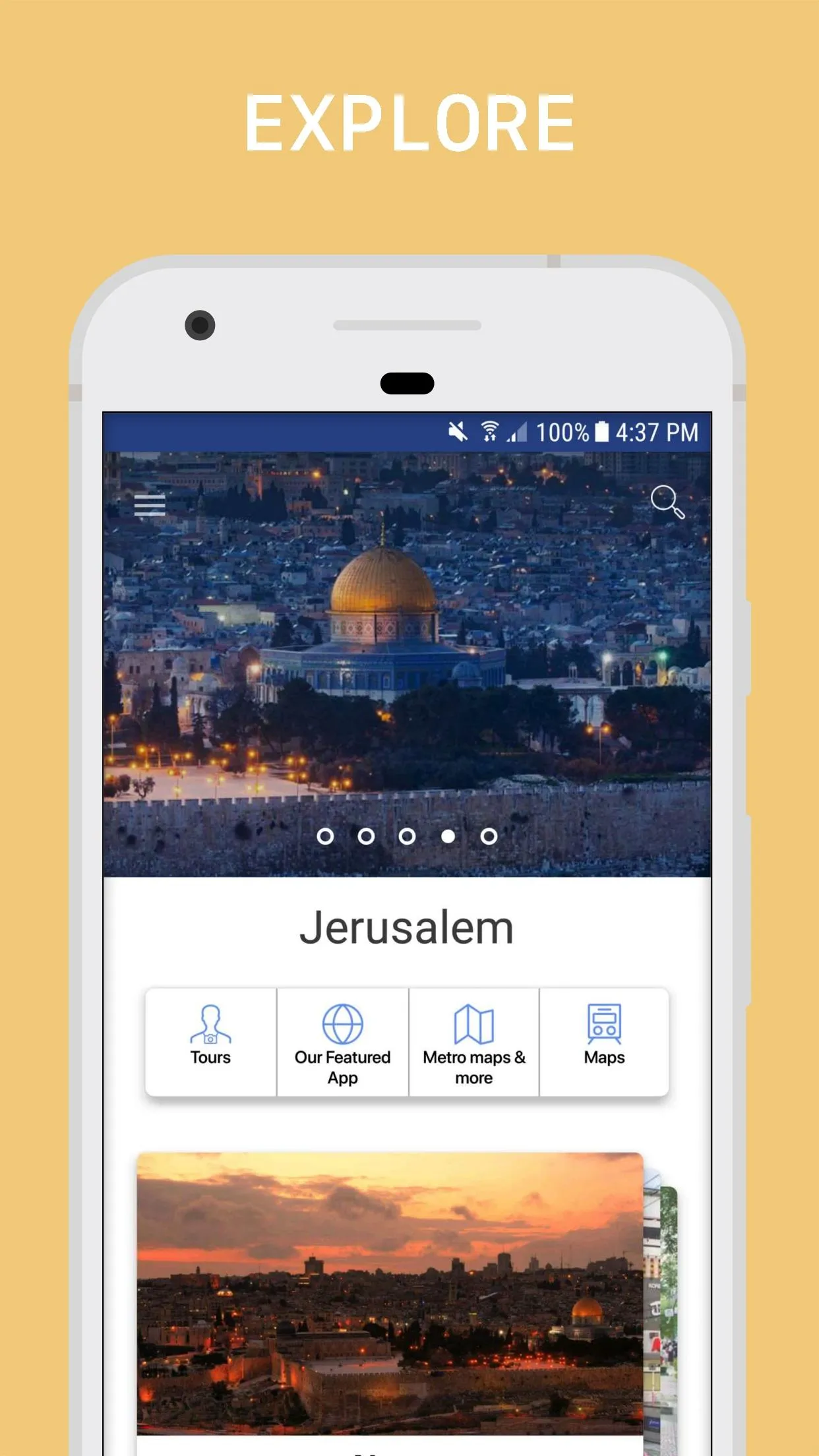 Jerusalem Travel Guide | Indus Appstore | Screenshot