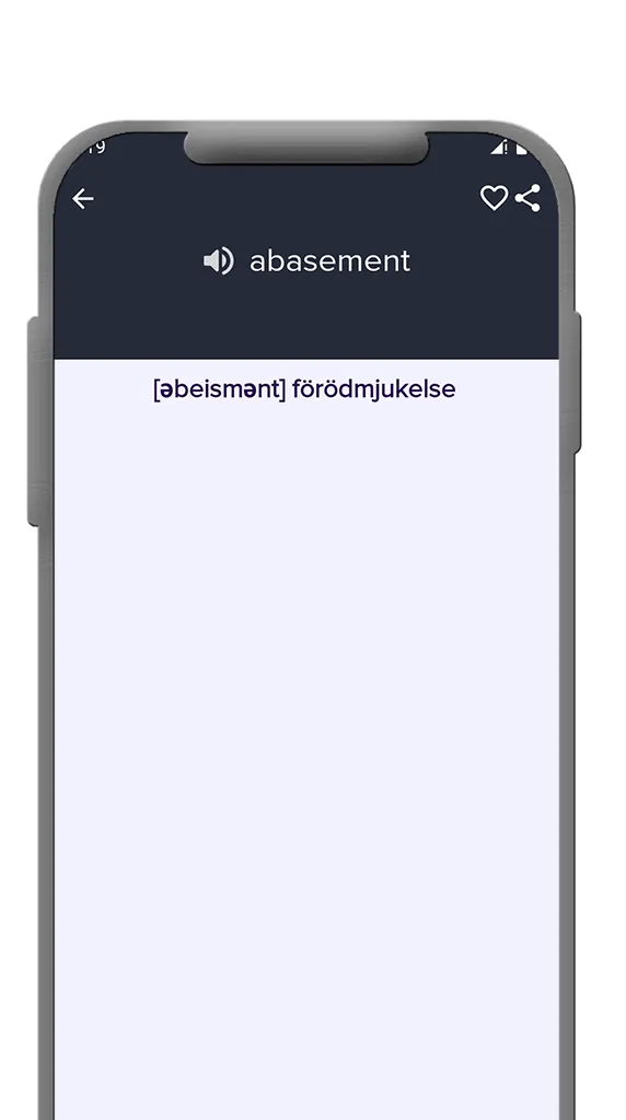 Swedish - English dictionary | Indus Appstore | Screenshot