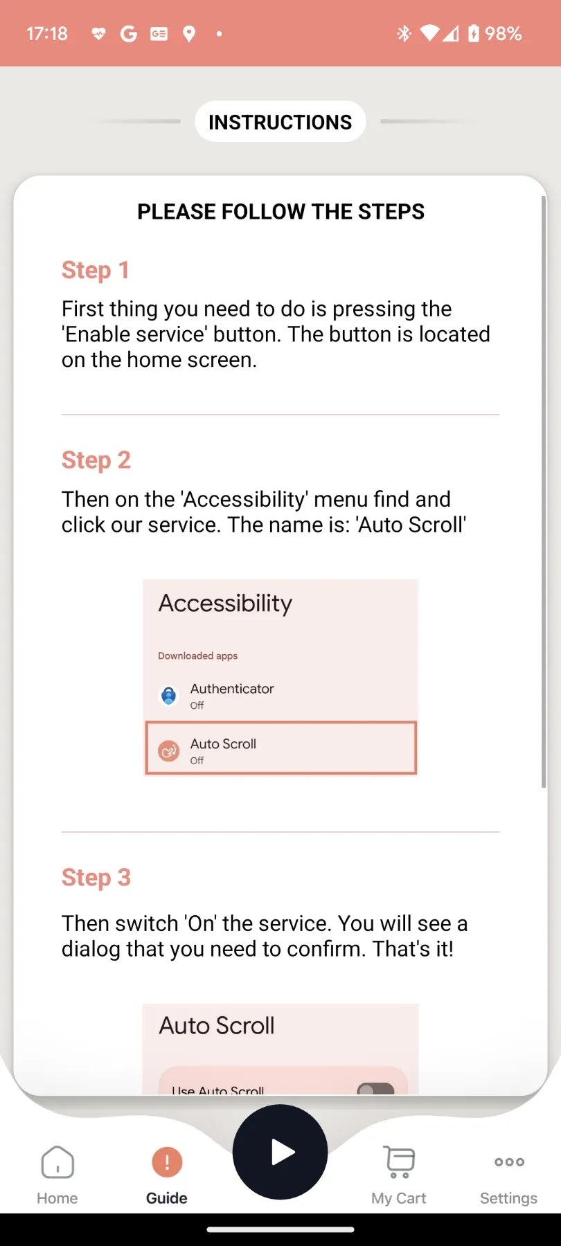 Easy Auto Scroll Up & Down | Indus Appstore | Screenshot