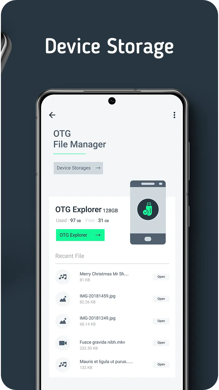 OTG USB Connector File Manager | Indus Appstore | Screenshot