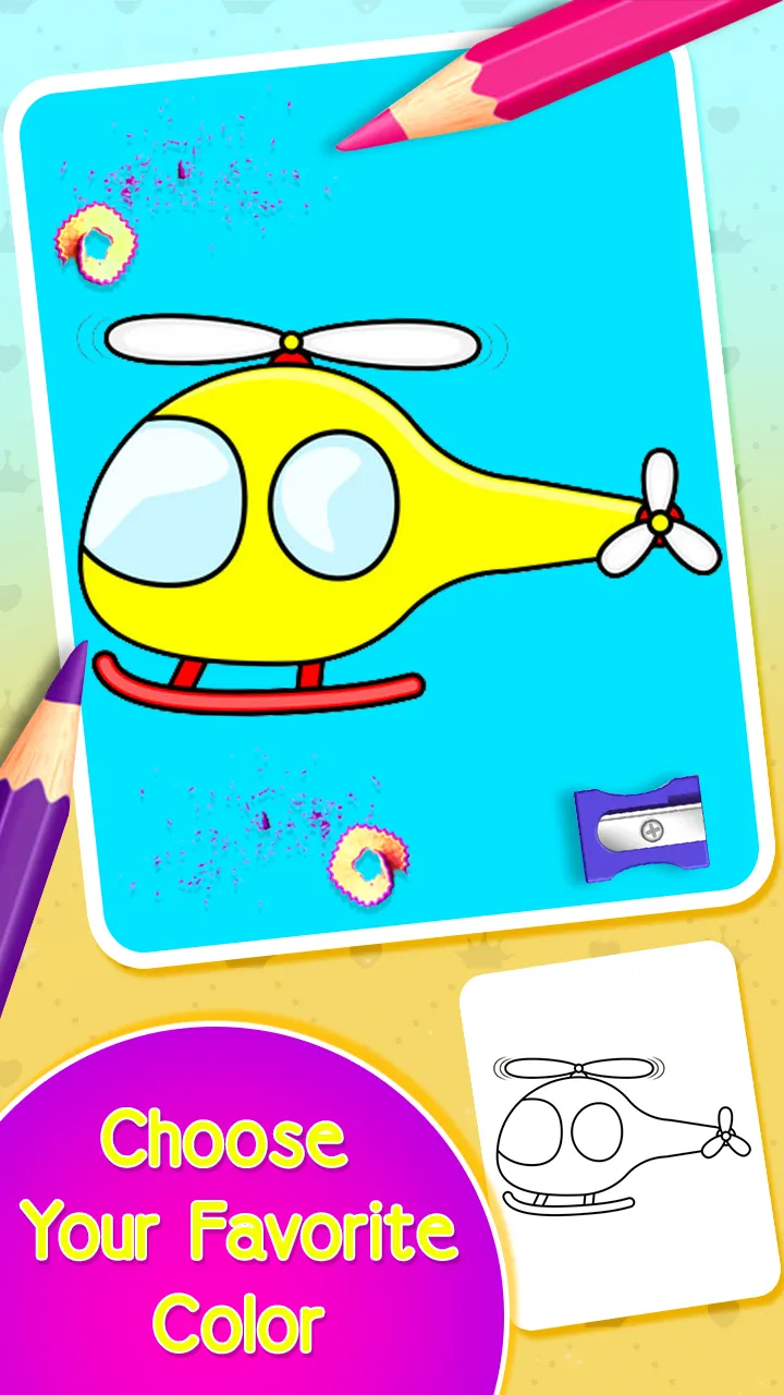 Planes Drawing & Coloring Book | Indus Appstore | Screenshot