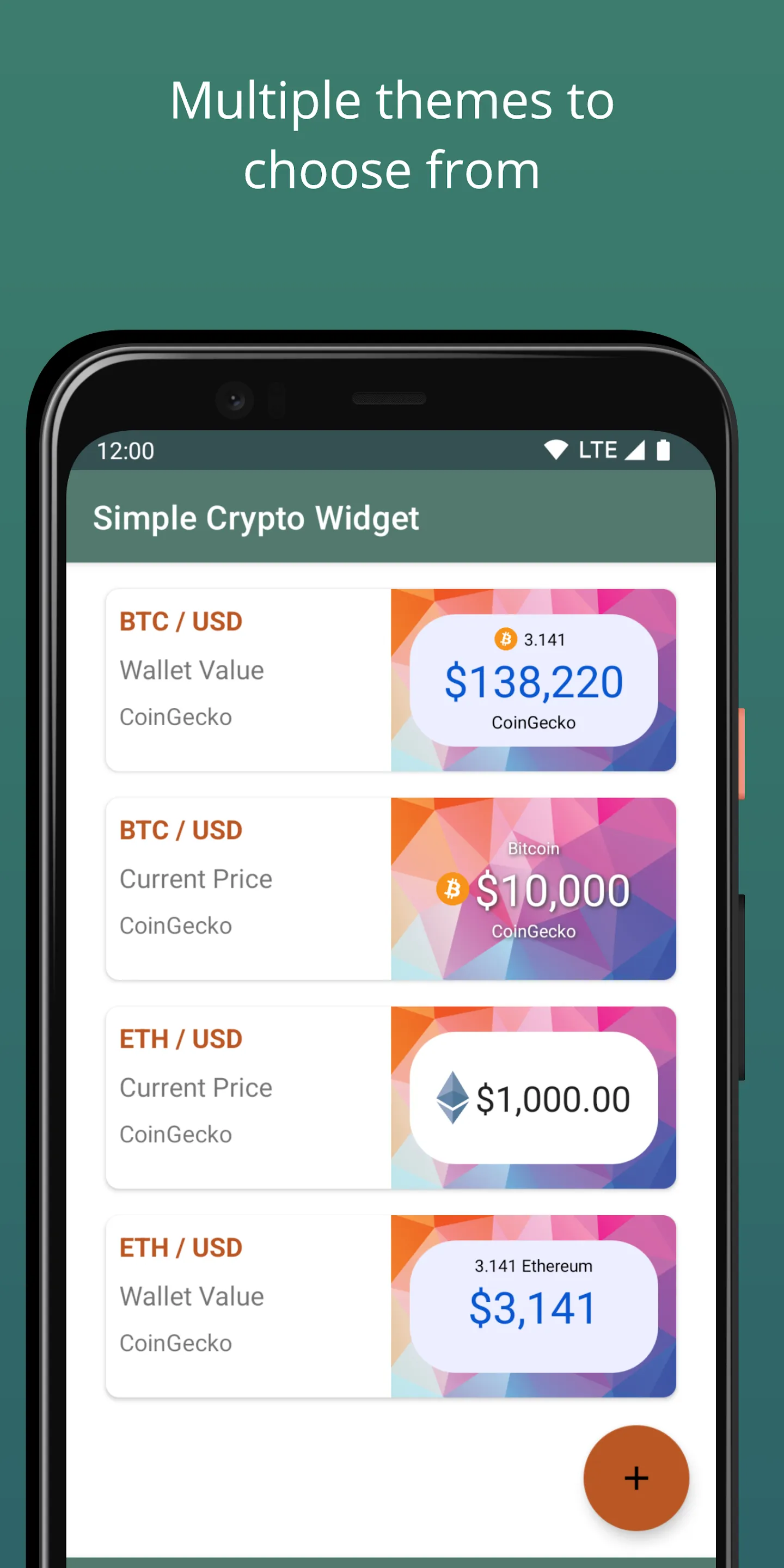 Simple Crypto Widget | Indus Appstore | Screenshot