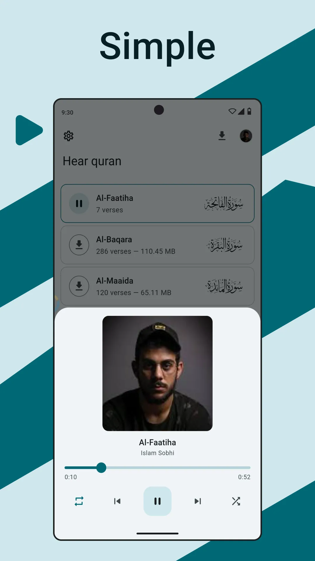 Hear Quran — Offline & Online | Indus Appstore | Screenshot