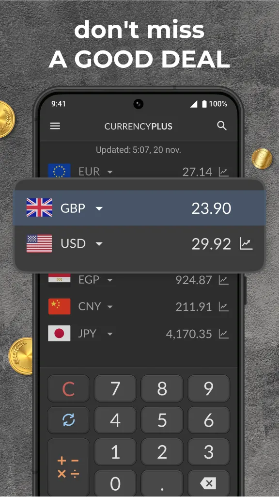 Currency Converter Plus | Indus Appstore | Screenshot