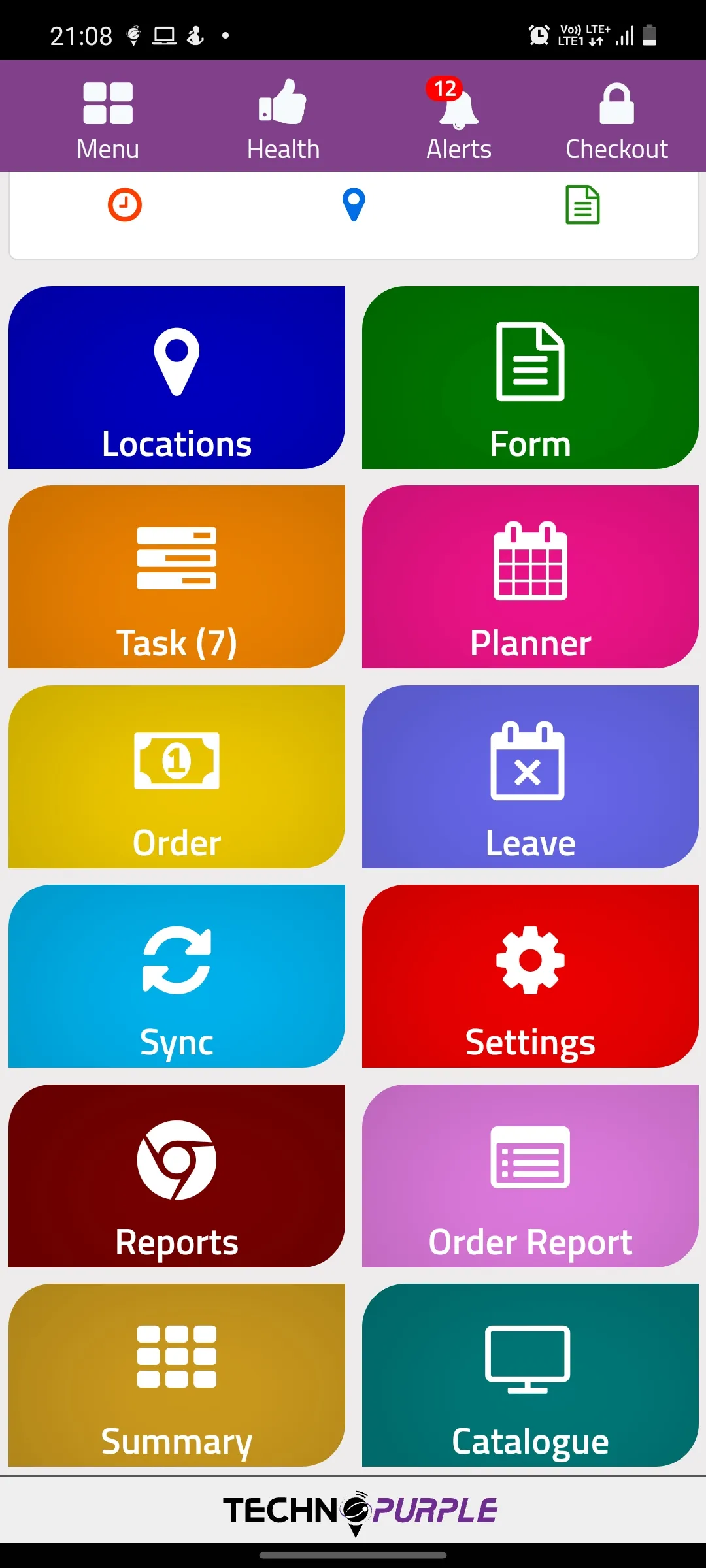 EFFY TechnoPurple Task Tracker | Indus Appstore | Screenshot