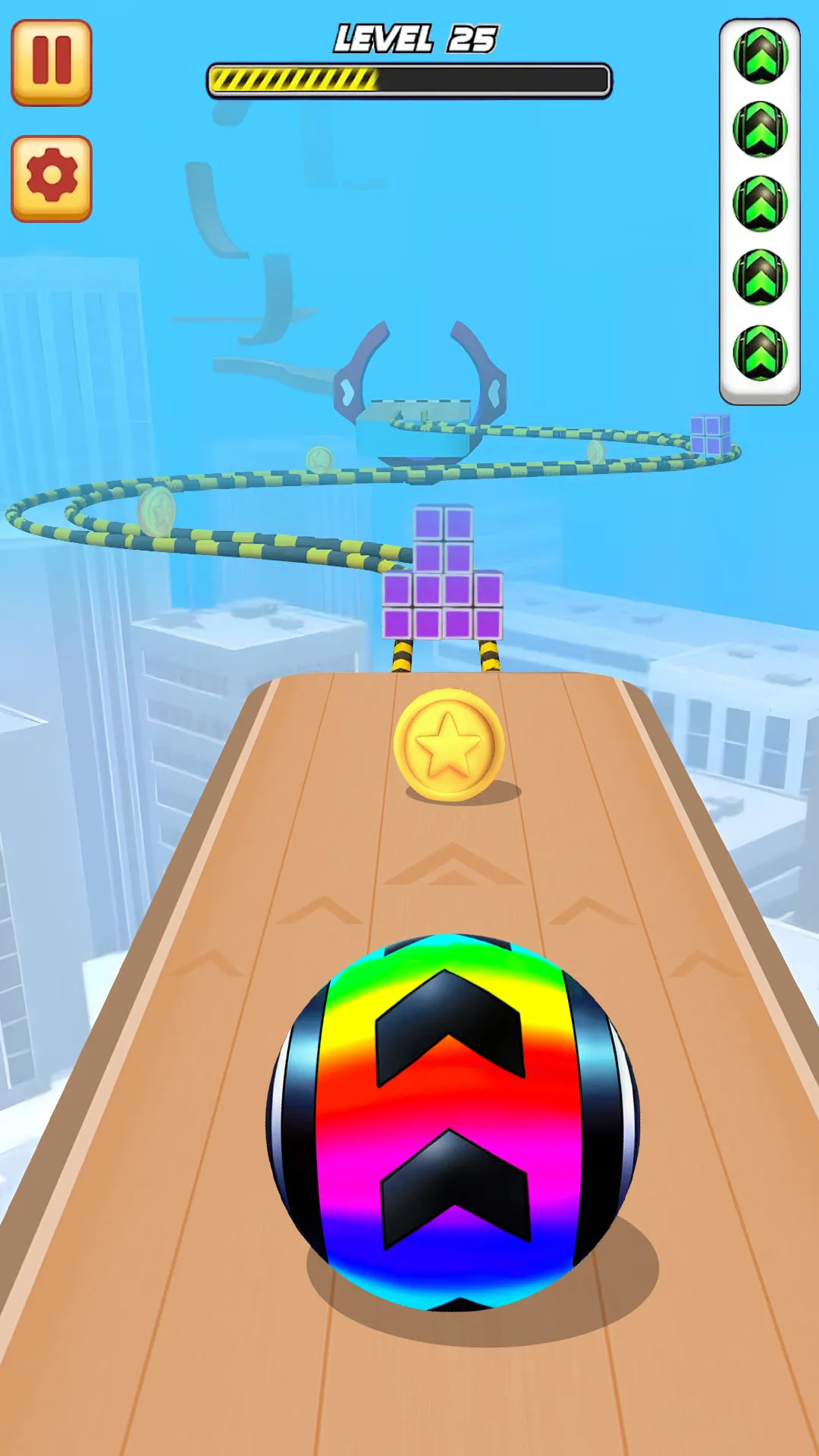 Sky Parkour Run: Ball Game | Indus Appstore | Screenshot