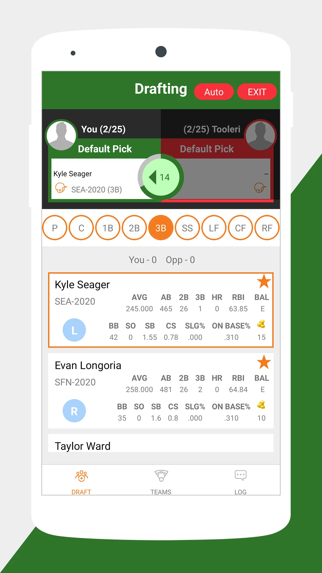 Baseball Draft 2 Teams | Indus Appstore | Screenshot