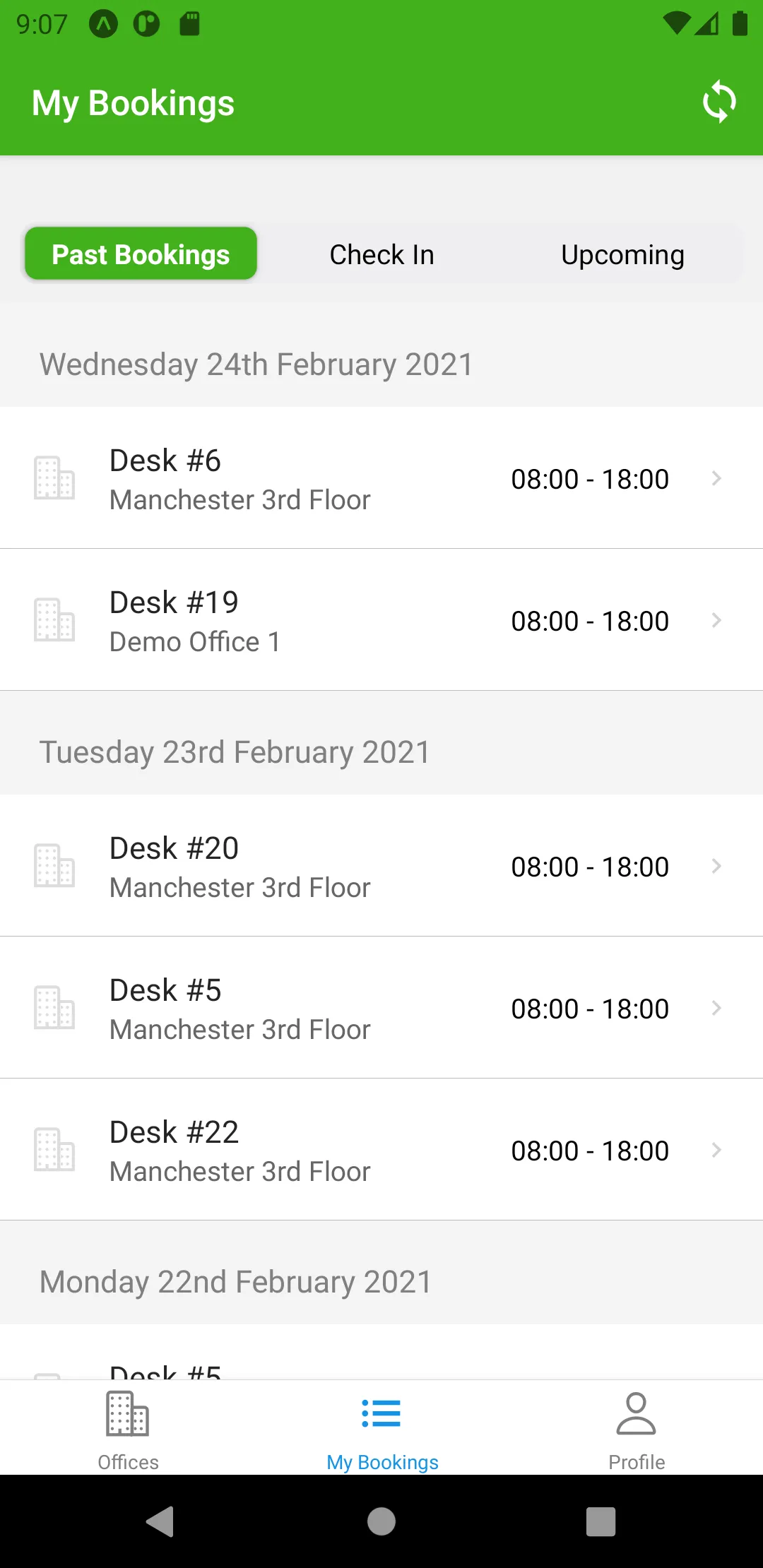 Clearooms Desk Booking | Indus Appstore | Screenshot