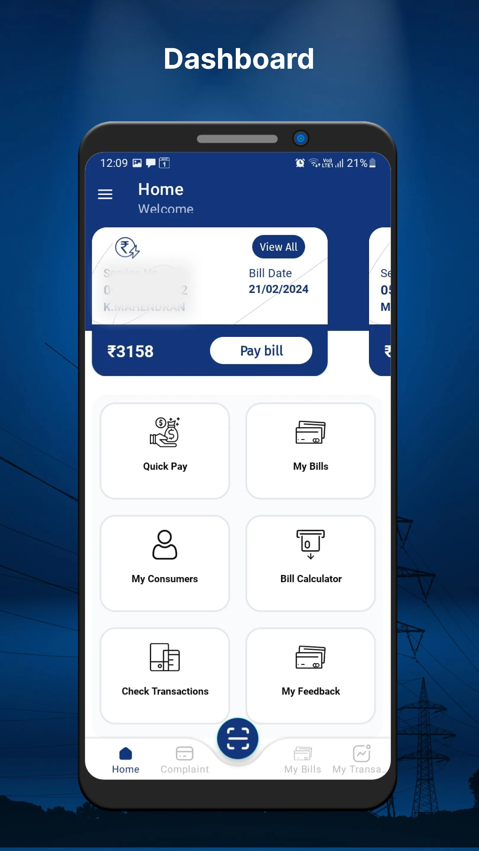 TNEB Mobile App(Official) | Indus Appstore | Screenshot