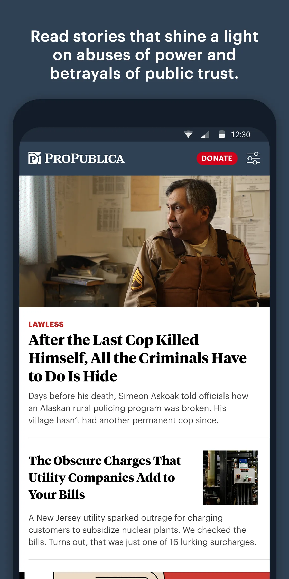 ProPublica | Indus Appstore | Screenshot