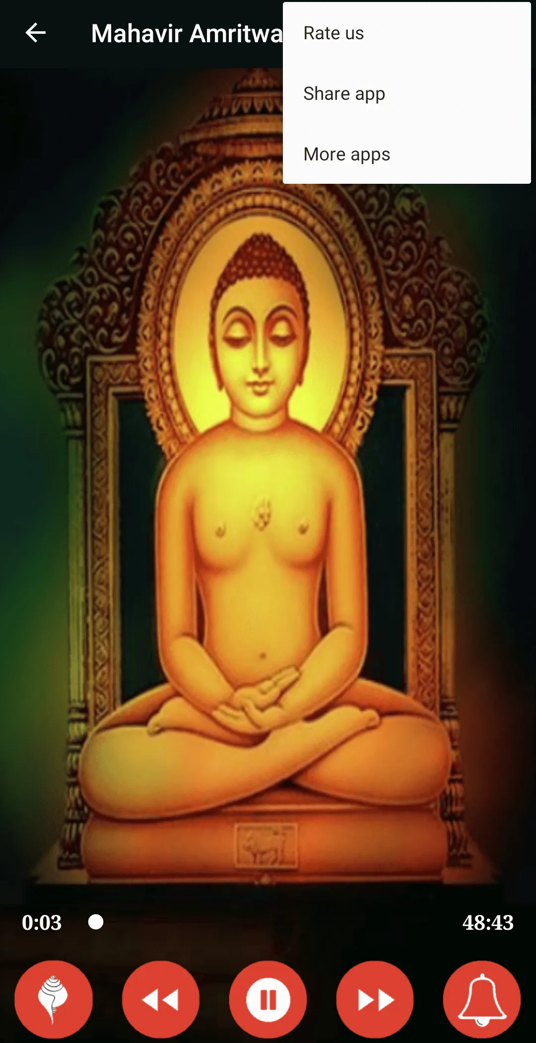 Shree Mahavir Amritwani Audio | Indus Appstore | Screenshot