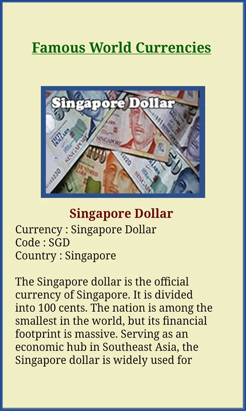 Wealthiest Currencies | Indus Appstore | Screenshot