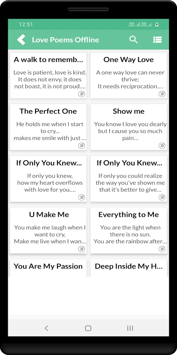 Love Poems Offline | Indus Appstore | Screenshot