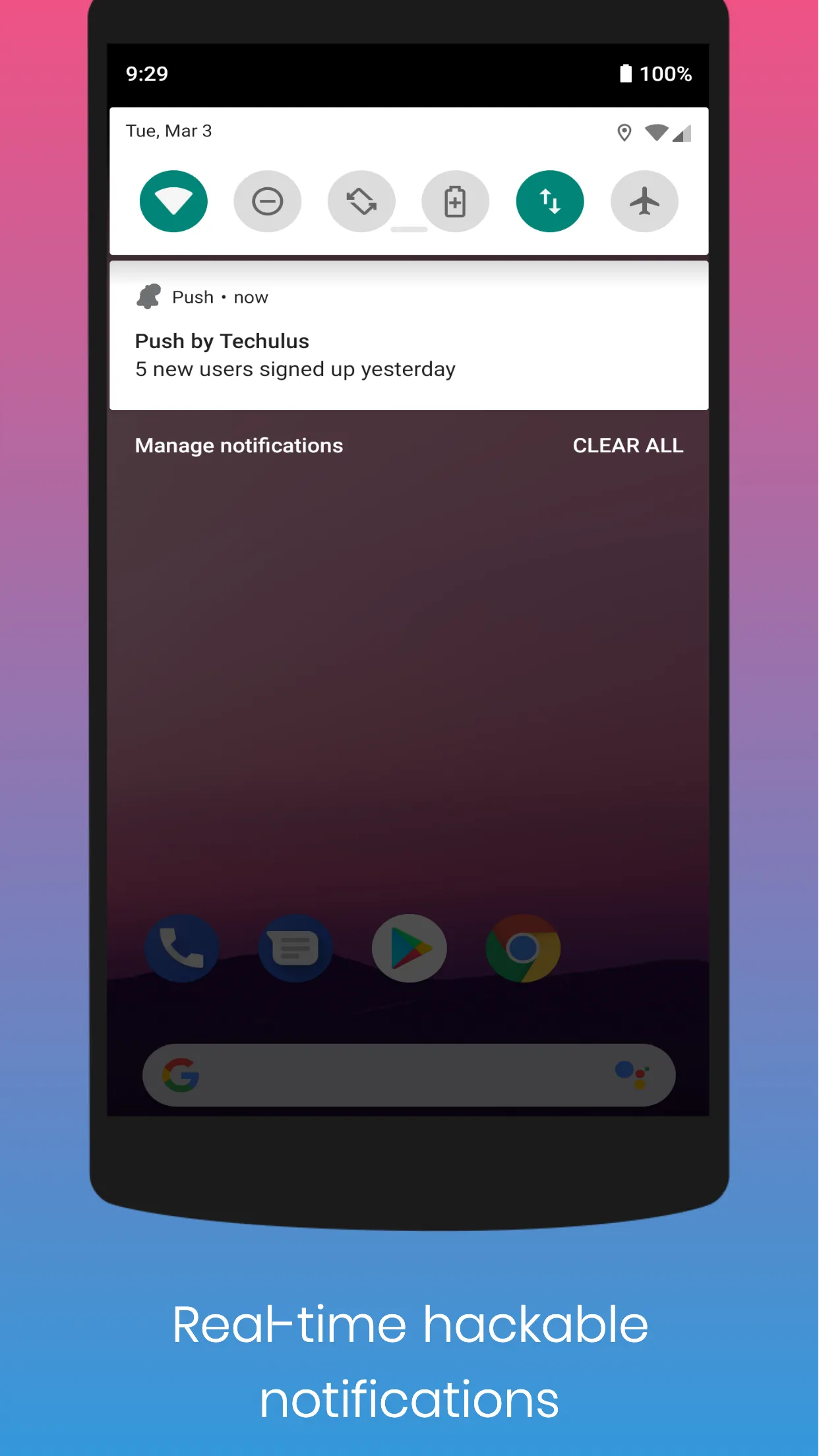 Push: custom notifications | Indus Appstore | Screenshot