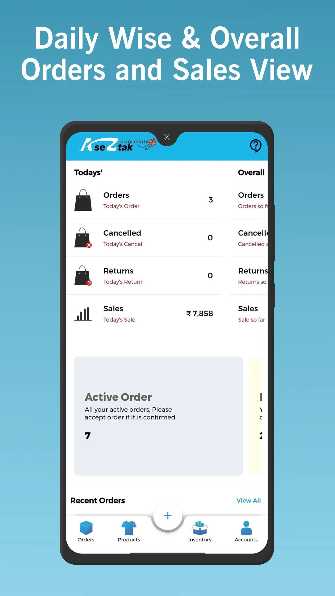 Aseztak Seller Hub | Indus Appstore | Screenshot