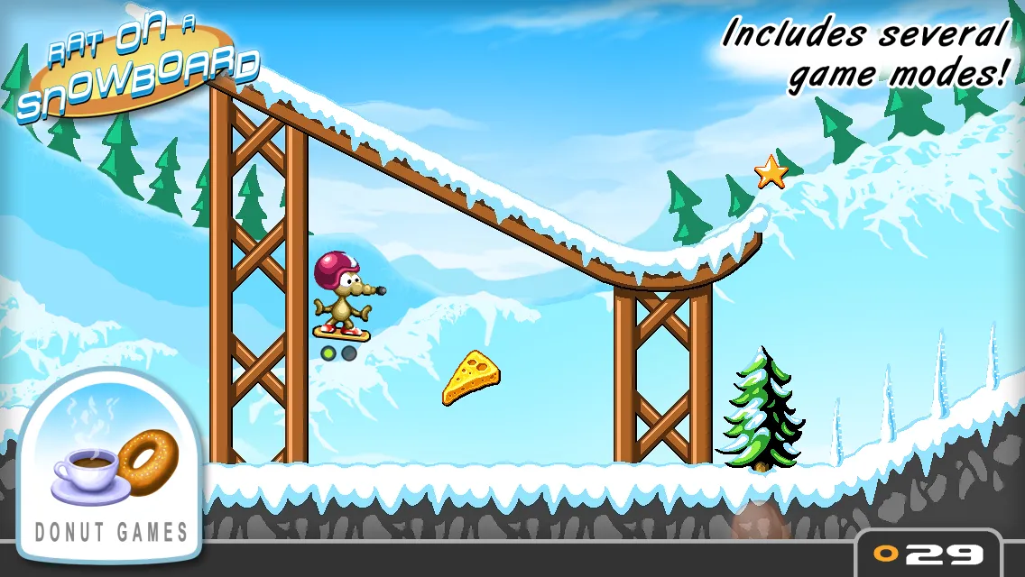 Rat On A Snowboard | Indus Appstore | Screenshot