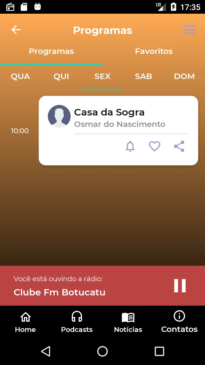 Clube FM Botucatu | Indus Appstore | Screenshot