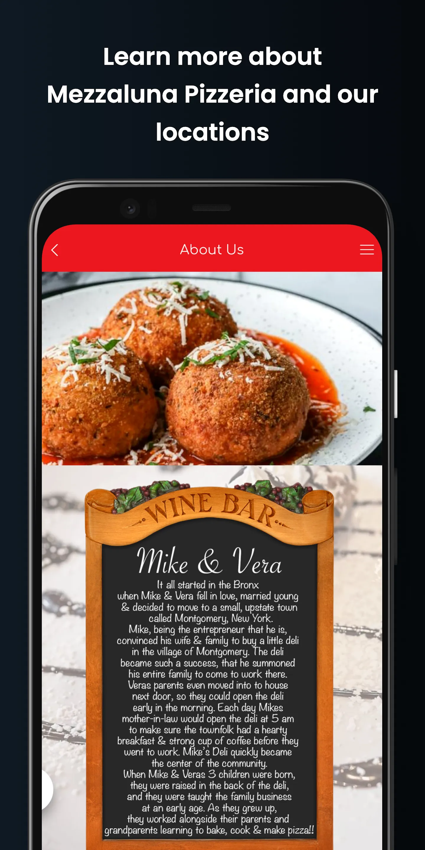 Mezzaluna Pizzeria | Indus Appstore | Screenshot