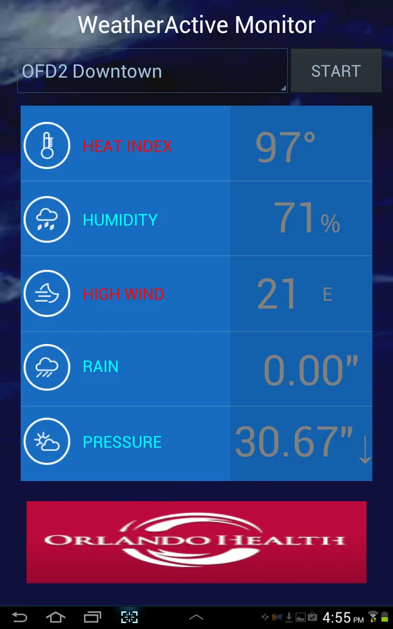 WeatherActive Monitor | Indus Appstore | Screenshot