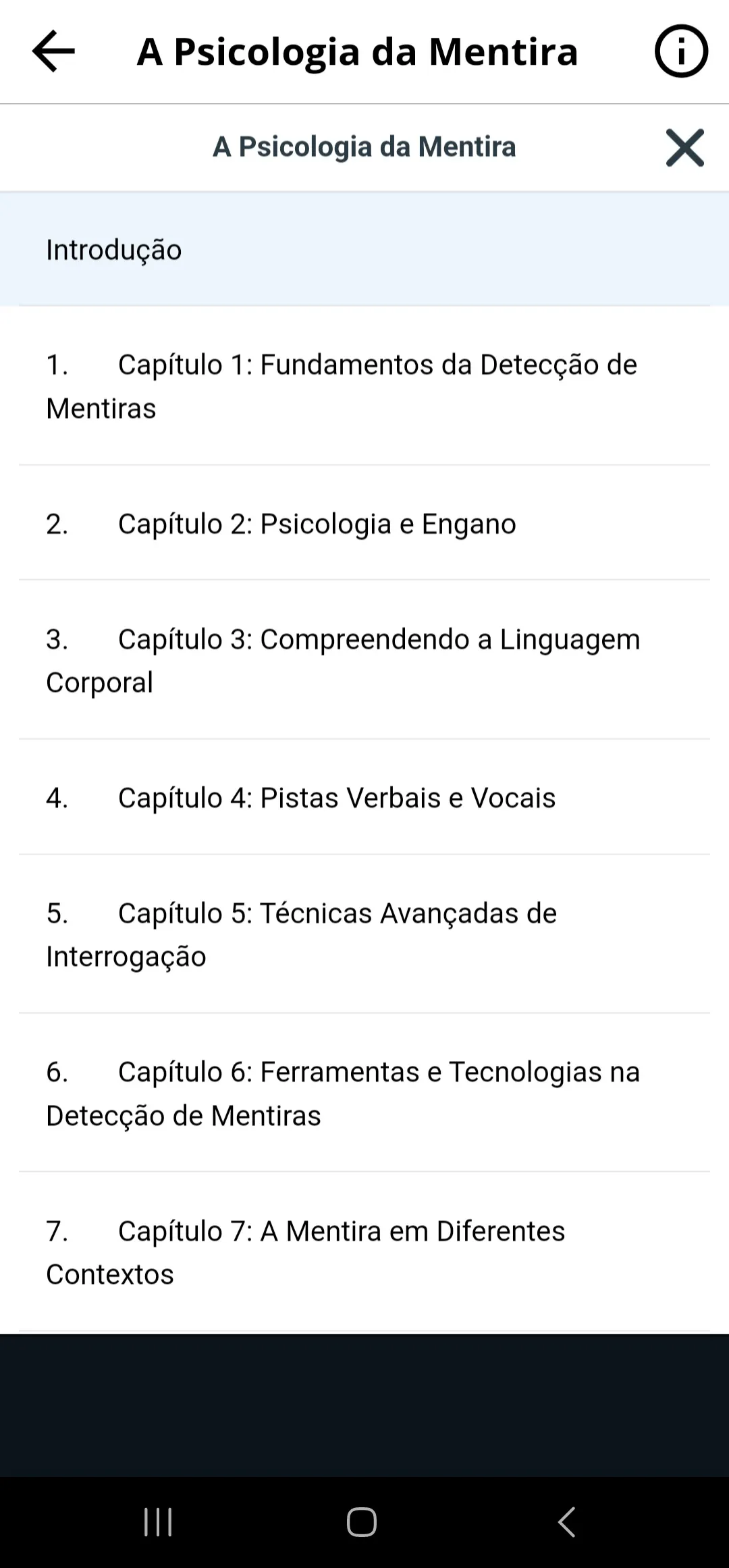 A Psicologia da Mentira | Indus Appstore | Screenshot