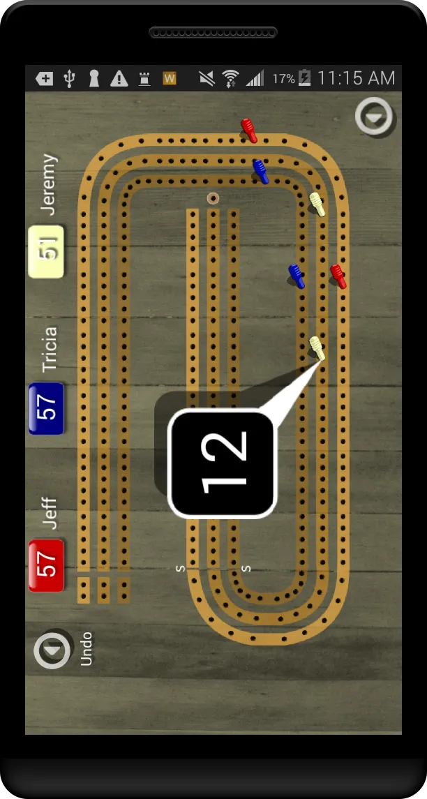 Cribbage Pegboard | Indus Appstore | Screenshot