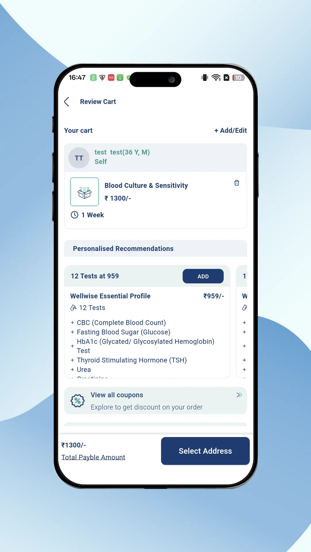 Max Lab - Blood Test | Indus Appstore | Screenshot