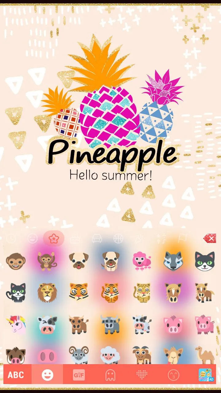 Pineapple Keyboard Theme | Indus Appstore | Screenshot