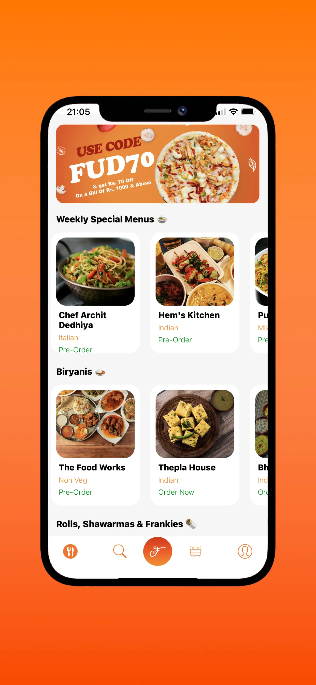 Fudtazy - Pre-book Your Food O | Indus Appstore | Screenshot