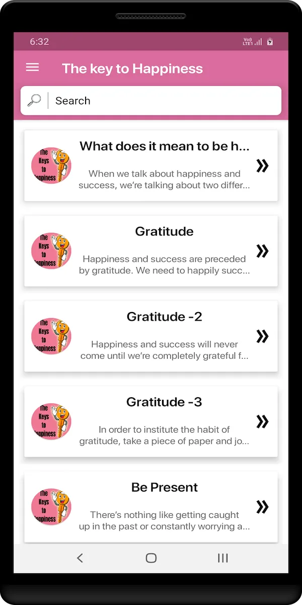 The key to Happiness | Indus Appstore | Screenshot