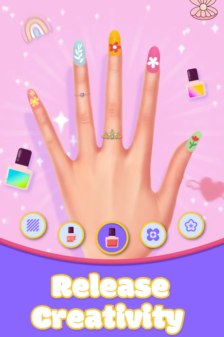 Nail Art Salon for Kids Game | Indus Appstore | Screenshot