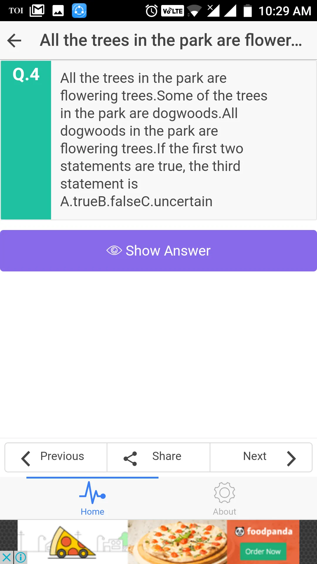 Logical Reasoning Questions | Indus Appstore | Screenshot