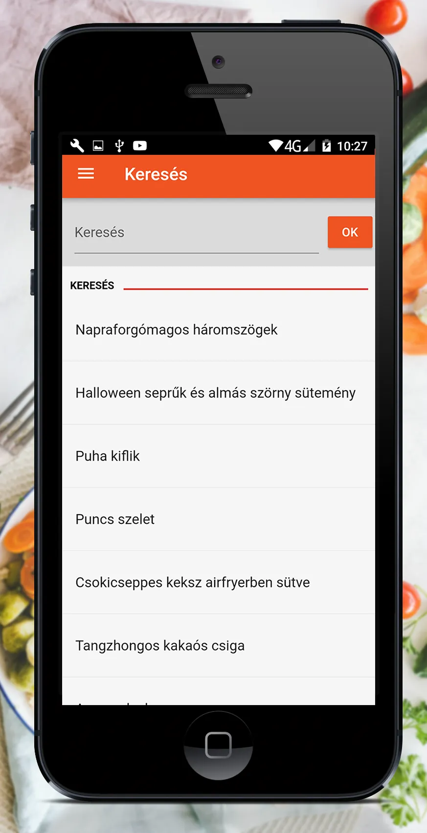 Gasztromankó mobil receptek | Indus Appstore | Screenshot