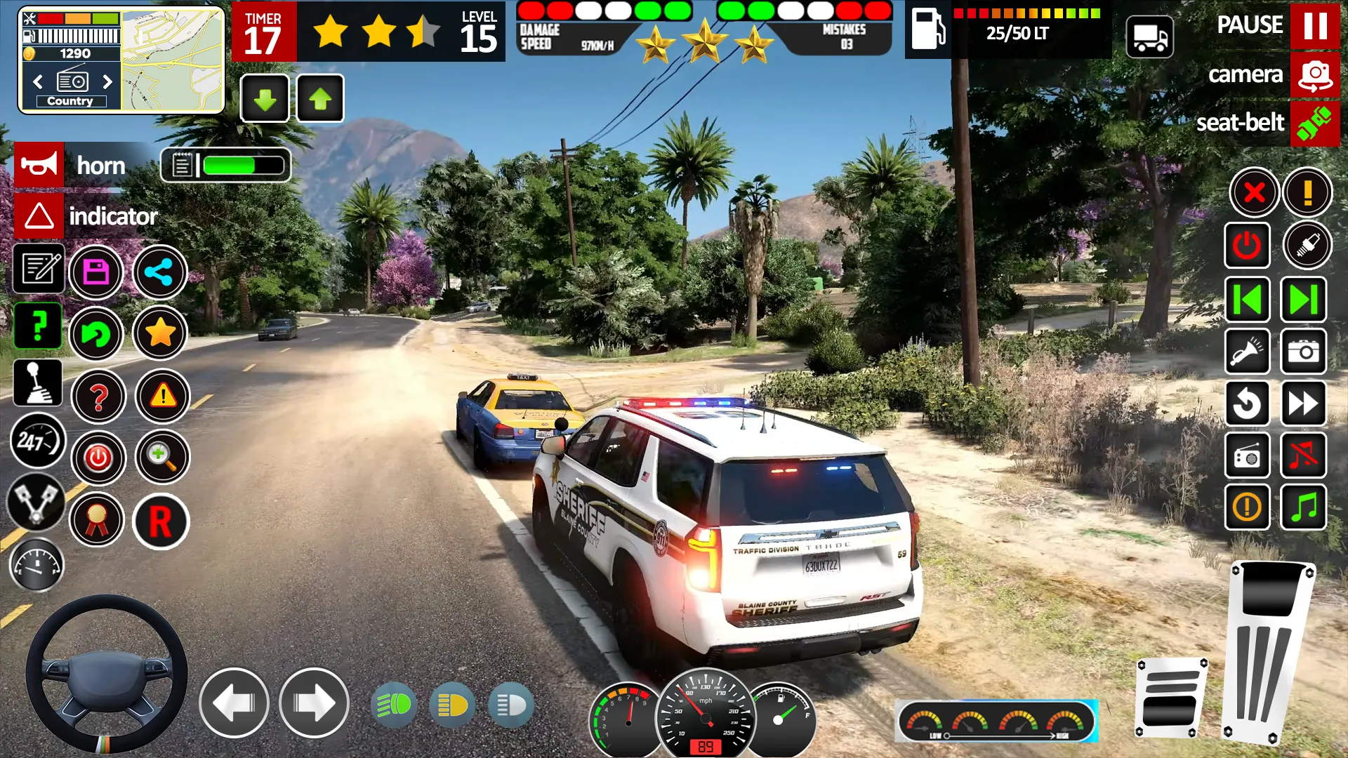 Police Car Chase Simulator 3D | Indus Appstore | Screenshot