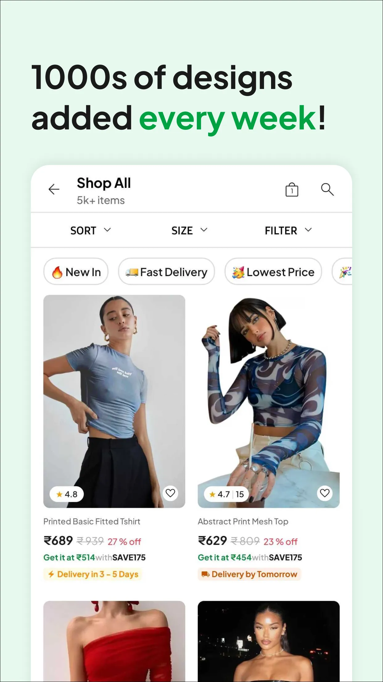 NEWME-Freshest Fashion Fastest | Indus Appstore | Screenshot