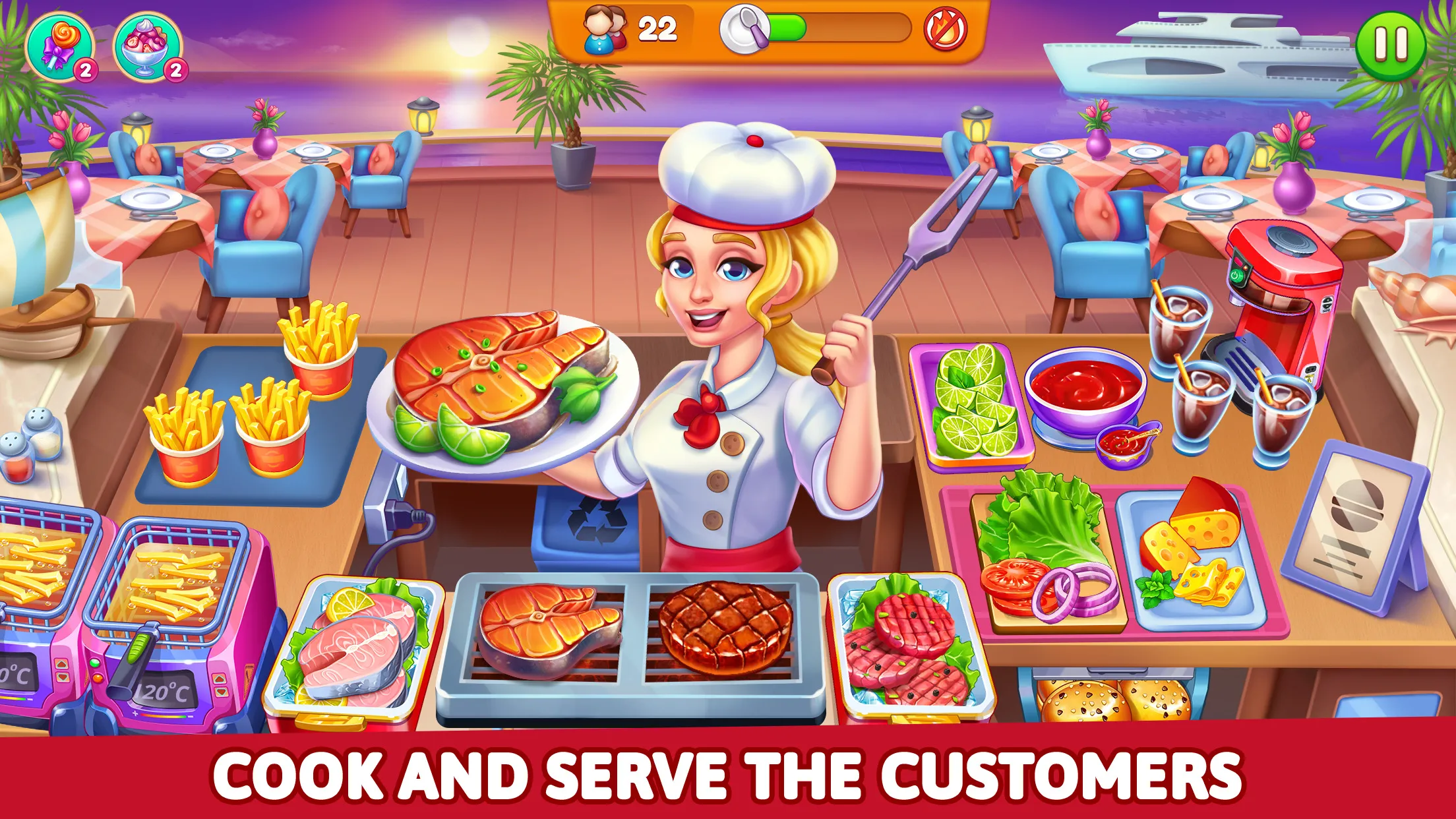 Cooking Restaurant Food Games | Indus Appstore | Screenshot