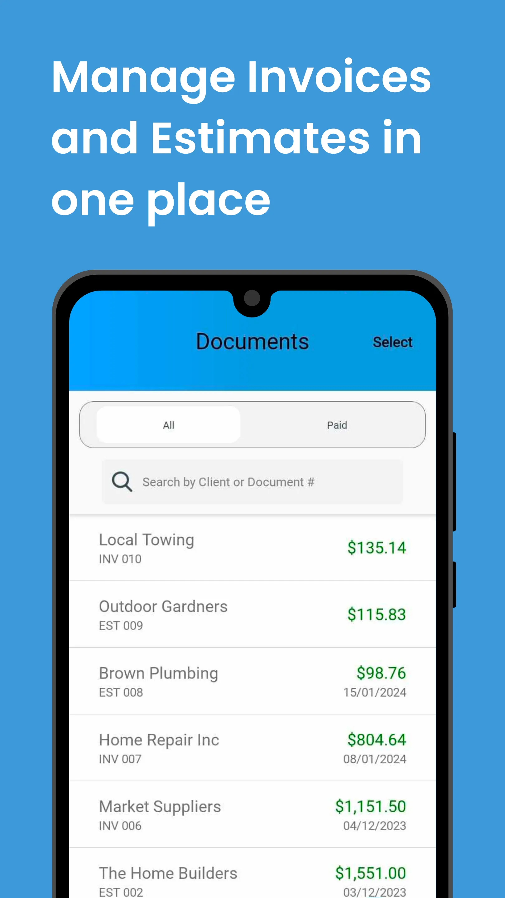 Invoice Maker and Estimate App | Indus Appstore | Screenshot