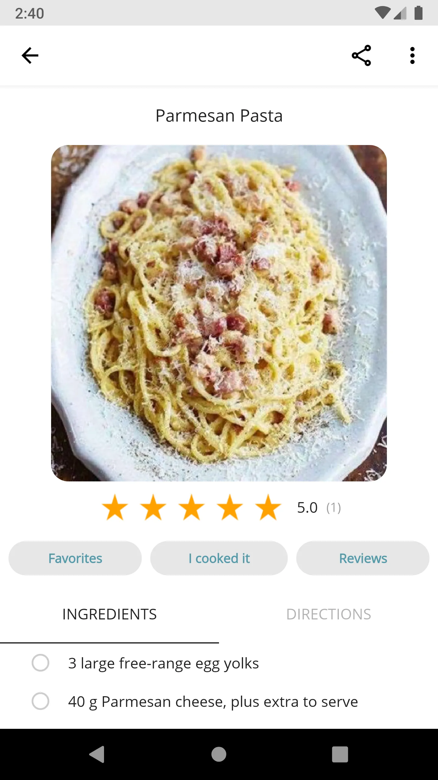 Pasta Recipes | Indus Appstore | Screenshot